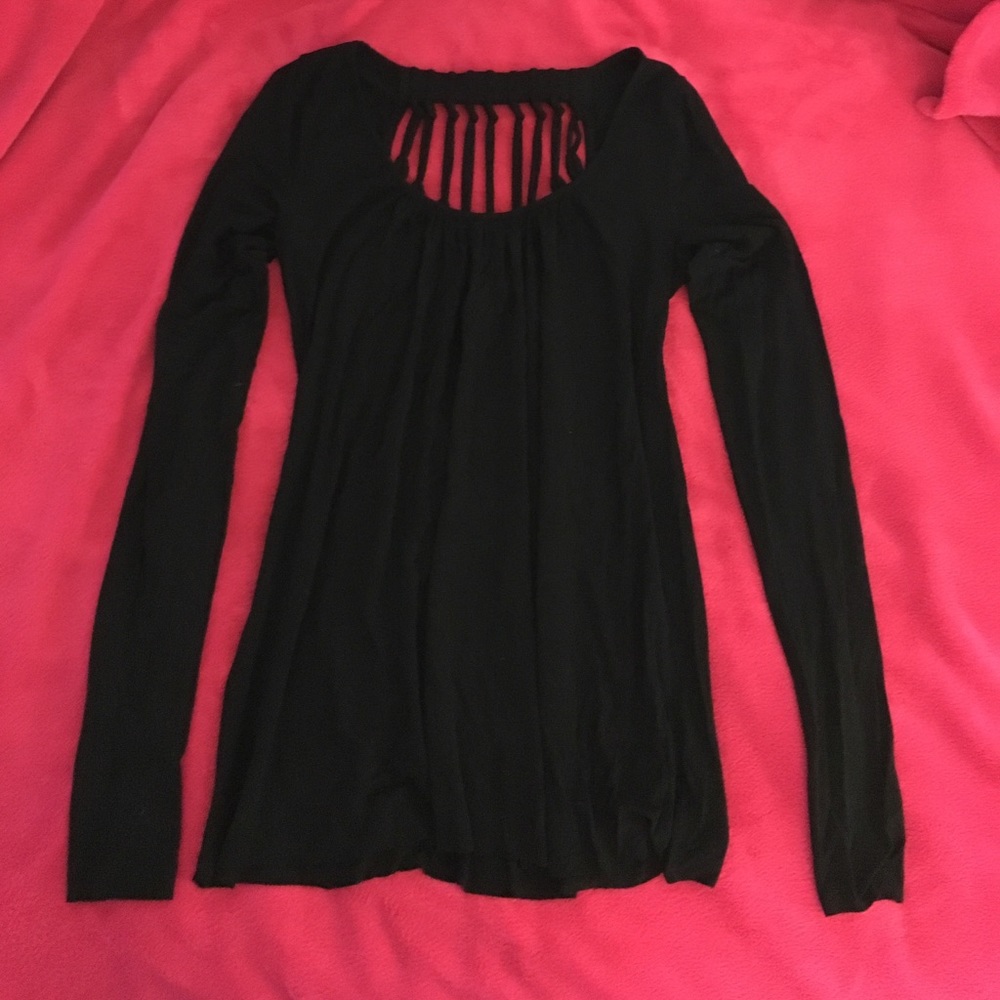 Bailey 44 black long sleeve top